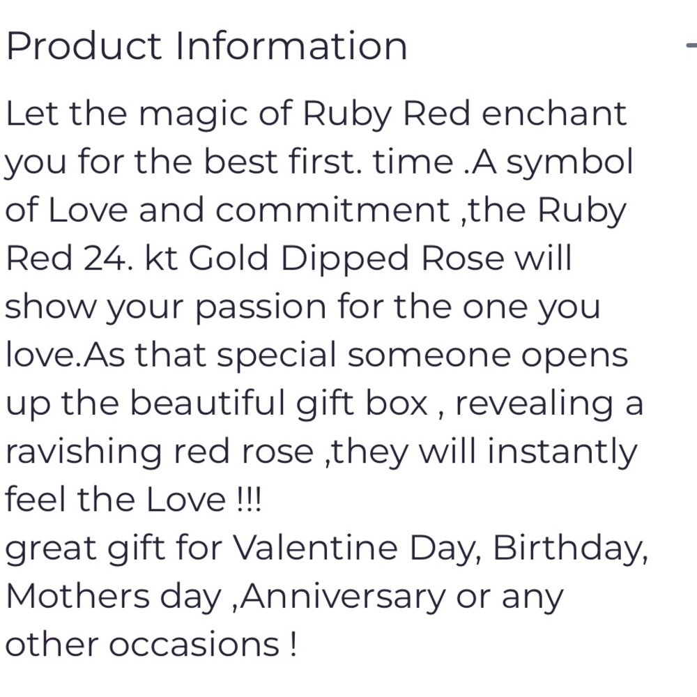 24K Gold Dipp Rose🌹 - Picture 11 of 11